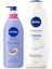 Nivea Creme Soft Kremsi Dokunuş Duş Jeli 750ML ve Değerli Yağlar Içeren Nemlendirici Vücut Losyonu 400ML 3