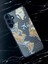 Galaxy A24 Uyumlu Dünya Harita Desenli Kamera Korumalı Mat Transparan Plastik Arka Kapak Tpu Silikon Kenarlar Şık ve Dayanıklı Koruma Hux Kılıf (Siyah Harita) 3