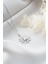 925 Ayar Gümüş Elmas Montür Damla Model Kolye 4