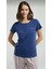 Kadın Kısa Kol Cepli Pijama Takım -8956 2