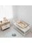 Babynest %100 Pamuk Özel Tasarım Örgü Korumalık Kenarlı Bebek Yatağı 2