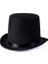 Yetişkinler Için Siyah Renk Ringmaster Sihirbaz Şapkası Fötr Şapka 15 cm 1