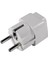 Evrensel Adaptör Seyahat Fişi Beyaz Ab Normu - 250V Ac 10~16A 1