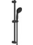 Start 100 Sürgülü Duş Seti 100MM 2 Akışlı El Duşu, 600MM Sürgülü Ray, 1750MM Duş Hortumu, Kireç Önleyici Sistem, -Duş Başlığı, Mat Siyah, 279482430 1