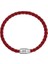 Meisterstück Steel 3-Ring Kızıl Deri Bileklik 134064 2