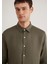 Haki Keten Gömlek 0211466-71546 16