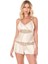 Fildişi Saten Babydoll Şort Takımı 1