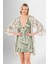 2 Li Kısa Sabahlık Takımı Desenli 1