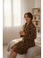 Lumor Şal Yaka Wellsoft Peluş Yumuşak Sabahlık | Leopar L/XL 2