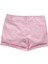 Organik Kanvas Pembe Yazlık Kız Çocuk Şort 4