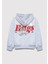 Looney Tunes Baskılı Kapüşonlu Gri Sweatshirt 7S10134-88467 16