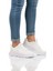 Beyaz Bağcıklı Cilt Unisex Spor Ayakkabı 1