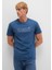 Mavi Logo Baskılı Mavi Tişört 065781-90609 11