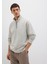 Yarı Fermuarlı Gri Basic Sweatshirt 0S10419-70074 9
