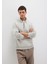 Yarı Fermuarlı Gri Basic Sweatshirt 0S10419-70074 10