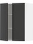 Metod Mutfak Duvar Dolabı Nıckebo Mat Antrasit Koyu Gri 60 x 80 cm 2 Kapaklı 1