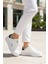 Beyaz Bağcıklı Unisex Spor Ayakkabı 1