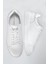 Beyaz Hakiki Deri Bağcıklı Erkek Sneaker 5