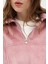Pembe Kadın Peluş Yarım Fermuarlı Crop Sweatshirt 3056A 5