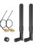 Çift Bant Wifi Anten 8dbı 2.4ghz 5.8ghz Rp-Sma Erkek Antenleri 15CM Sma ile I-Pex Mhf4 M.2 Ngff Wlan Kartı (Yurt Dışından) 1