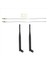 2 x 6dbi 2.4ghz 5ghz Çift Bant Wifi Rp-Sma Anten + 2 x 35CM U.fl / Ipex Kablosu (Yurt Dışından) 2