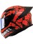 Motosiklet Kask Ece 22.R06 Double Vizörlü Full Face Spoiler Motor Kaskı Fantastic Red 6