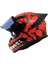Motosiklet Kask Ece 22.R06 Double Vizörlü Full Face Spoiler Motor Kaskı Fantastic Red 7