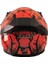 Motosiklet Kask Ece 22.R06 Double Vizörlü Full Face Spoiler Motor Kaskı Fantastic Red 9