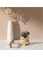 Pug Heykeli Ev Dekor, Yoga Oturan Pug Köpek Figürine, Pug Puppy Ortağı Koleksiyon Köpek Heykeli, Reçine Mini Köpek Heykeli (Yurt Dışından) 4