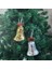 Bell Noel Bells Kolye Noel Zanaat Noel Ağacı Asılı Çan Ağaç Ağaç Dekor Yeni Yıl Hediyeler Altın (Yurt Dışından) 4