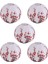 12 Inç Kiraz Çiçeği Japon/çin Kağıt Fenerleri (5 Set, Kırmızı Sakura) (Yurt Dışından) 1