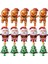 60PCS Noel Balonları Alüminyum Folyo Küçük Balon Oyuncak Noel Ağacı Zencefil Kurabiye Adam Santa Doğum Günü Partisi Tatil Dekorati (Yurt Dışından) 1