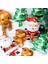 60PCS Noel Balonları Alüminyum Folyo Küçük Balon Oyuncak Noel Ağacı Zencefil Kurabiye Adam Santa Doğum Günü Partisi Tatil Dekorati (Yurt Dışından) 5