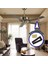 Tavan Fan Bıçağı Dengeleme Kiti, 6pc Dirençli Fan Bıçakları Denge Klipsleri 18 Pc Metal Kendinden Yapışkan 3g Tavan Fan Ağırlıkları (Yurt Dışından) 2