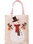 Noel Hediye Çantaları Elk-Snowman Desenli Desenli Şeker Için Tatil Hediye Çantaları Yeni Yıl Ev Dekor (Yurt Dışından) 1