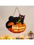 Cadılar Bayramı Pumpkin Hoş Geldiniz Işaret Parlayan Kara Kediler Duvar Dekoru Hile Veya Treat Işareti Kapalı Açık Avlu Duvar Cadılar Bayramı (Yurt Dışından) 3