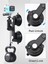 Gopro Için Vantuz Montajı, Araba Penceresinde Kamera Araba Montajı, Ön Cam 360 ° Rotasyon Çift Emme Bardağı Montajı (Yurt Dışından) 4