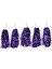 24PCS Amigo Pom Pom Poms Metalik Folyo Tezahürat Pom Pom Poms Plastik Saplı Yetişkinler Için Ponpon Kızlar Parti Mor (Yurt Dışından) 5