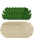 24 Paket Luau Placemats ve Palmiye Placemat, Yuvarlak Luau Saçak Yer Paspaslar Tropikal Palmiye Yaprağı Yer Paspaslar Yaz Hawaiian (Yurt Dışından) 1