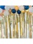 Crepe Paper STREAMERS12 Pcs Altın Flamalar, Gümüş ve Siyah Flamalar Doğum Günü Partisi Düğünü Için Parti Dekorasyonları (Yurt Dışından) 4
