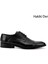 Erkek Siyah Bağcıklı Kösele Taban Hakiki Deri Klasik Ayakkabı 1