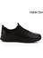 Kadın Siyah Lastik Bağcıklı Hakiki Deri Comfort Sneaker 1