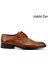 Erkek Baskılı Kösele Taban Hakiki Deri Klasik Ayakkabı 1