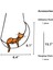Kedi Severler Için Turuncu Kedi Dekor Hediyeleri, Vitray Pencere Asma Uyuyan Kedi Suncatcher Pencere Için (Yurt Dışından) 2
