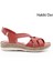Gön Hakiki Deri Dolgu Taban Sandalet 45041 1