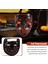 Cosplay Up Wire Berap Maske Kostümü Cadılar Bayramı Işık Korkunç LED Floresan Kırmızı (Yurt Dışından) 4