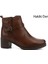 Gön Hakiki Deri Yuvarlak Burun Topuklu Fermuarlı Tokalı Kadın Günlük Bot 48491 1