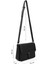 Kadın Siyah Floter Hakiki Deri Omuz Çantası 3