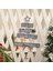 Ahşap Noel Ağacı Asılı Süsler, Çan Duvar Dekoru Iğne Duvar Sanat El Sanatları ile Noel Ağacı Şekli Süsler (Yurt Dışından) 5
