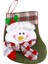 Noel Çoraplar Şeker Hediye Çantası 3D Santa Snowman-Elk Çorap Dekorasyonu (Yurt Dışından) 3